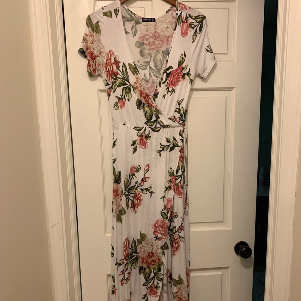 Popular Basics Faux Wrap Maxi. Size M